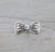 Showtime Fashion Bowtie Hat Pin With Stone Accent