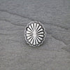 silver oval concho ring adjustable