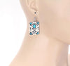 Cheyenne Stamped Arrow Earrings - Turquoise