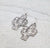 Conrad Stamped Cactus Fashion Necklace & Earrings - Silver