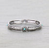 Free Country Fashion Stamped Silver & Turquoise Stretch Bracelet