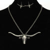 Texas Longhorn Fashion Necklace & Earrings