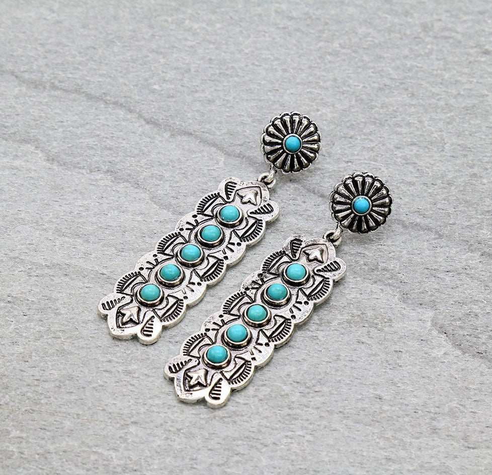 Mesa Western Texture Earrings