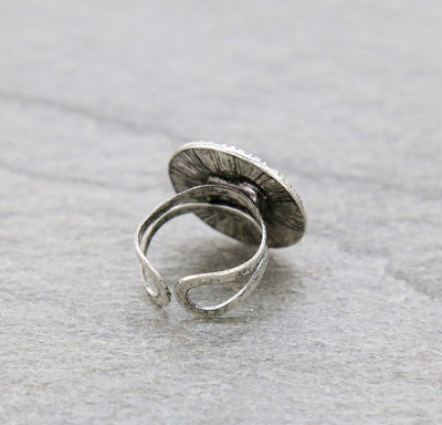 Fashion Buffalo Coin Ring