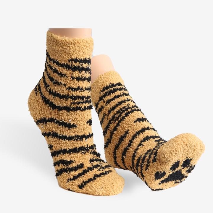 Tiger Print Luxury Soft Socks - Assorted