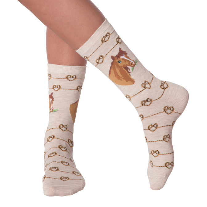 Horse Love Knot Socks