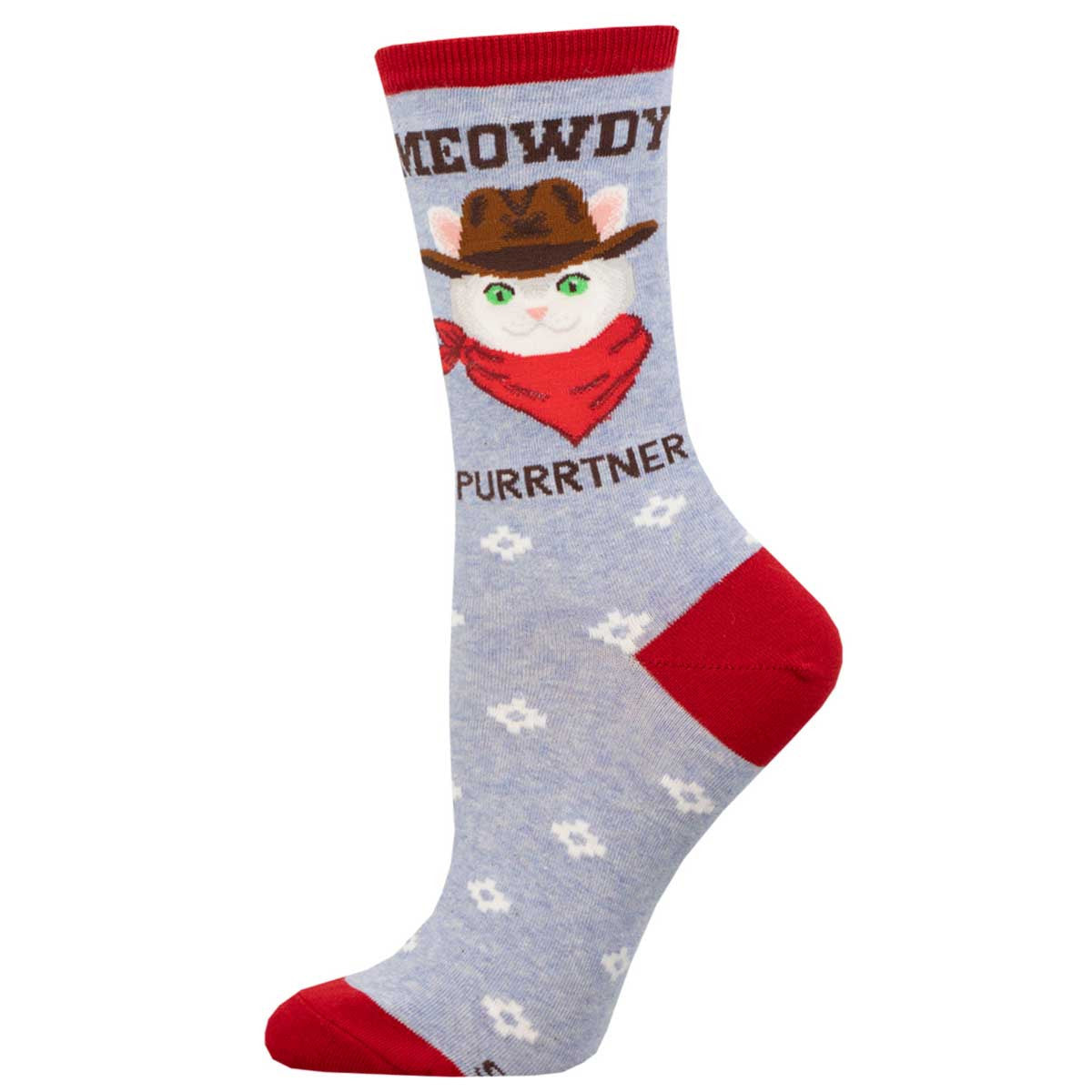 Meowdy Purrtner Socks