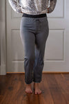 Accessorize In Style Capris Grey Studded Pants