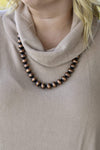 Accessorize In Style Fashion Necklaces Cathy Copper Fashion Navajo Pearls