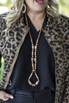 Accessorize In Style Fashion Necklaces Copper Fashion Teardrop Necklace