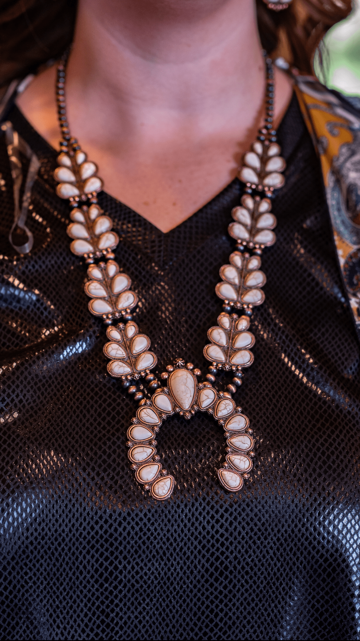 Accessorize In Style Fashion Necklaces Copper Feather Squash Necklace