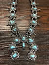 Accessorize In Style Fashion Necklaces Fashion Turquoise Squash Blossom - Small