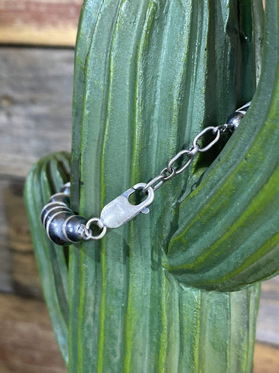 Accessorize In Style Sterling Bracelets 6mm Navajo Pearl Bracelet - 6.75" / 7" / 8"
