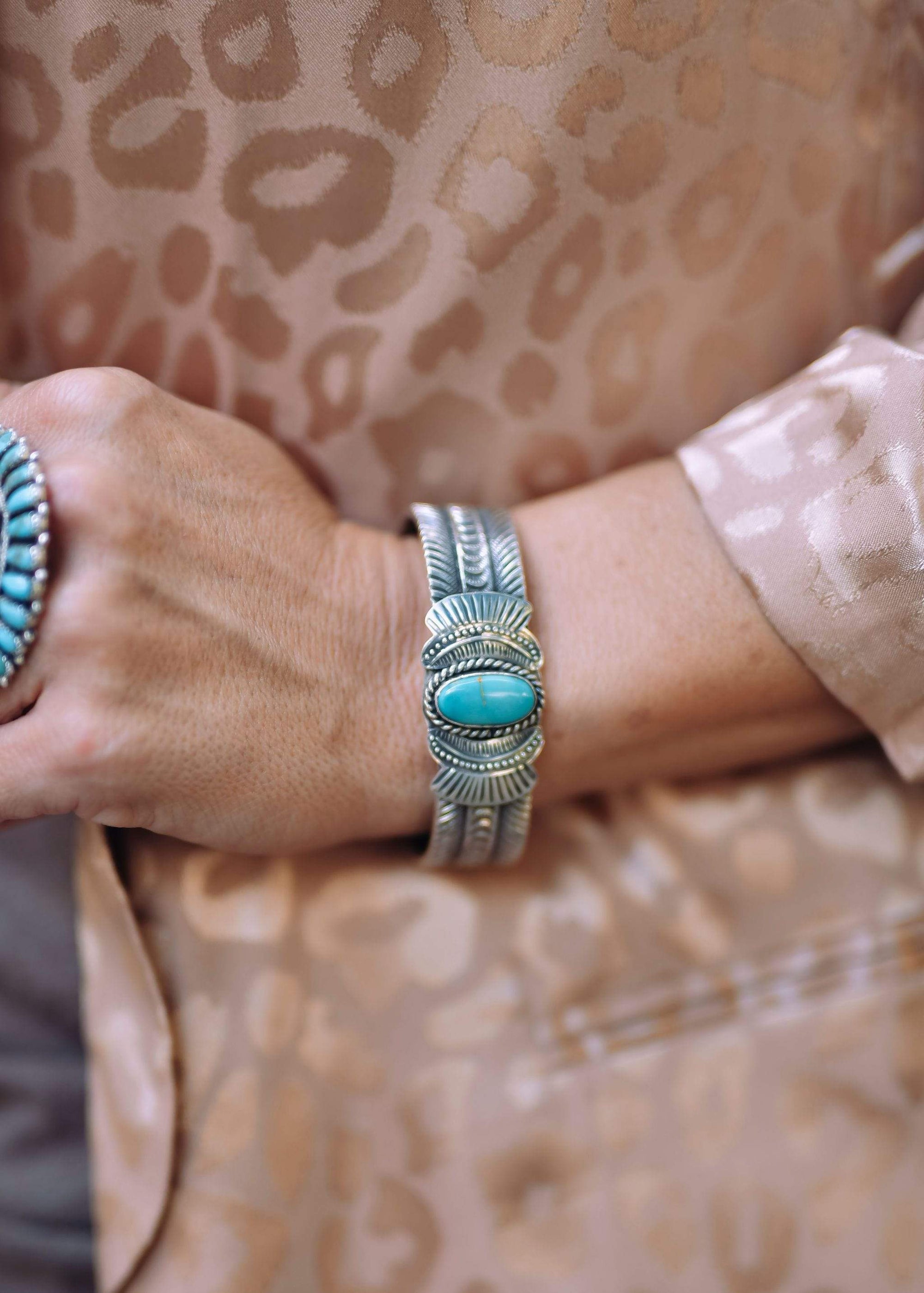 Accessorize In Style Sterling Bracelets Jenny Sterling Turquoise Silver Cuff