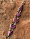 Accessorize In Style Sterling Bracelets Marla Purple Spiny Chain Bracelet