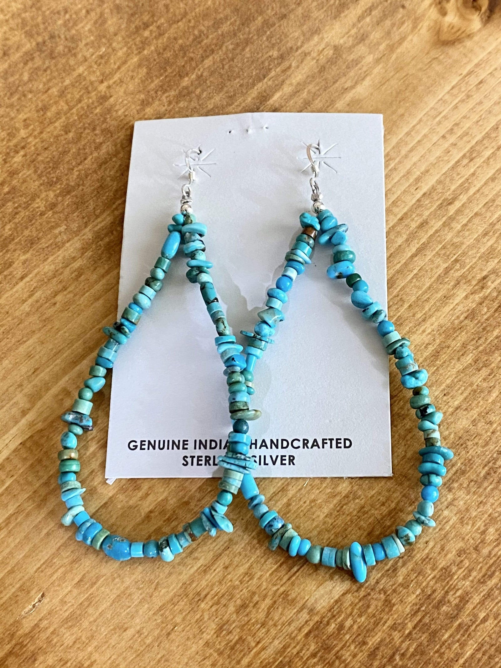 Accessorize In Style Sterling Earrings Brooklyn Turquoise Multi-stone Teardrop Earrings