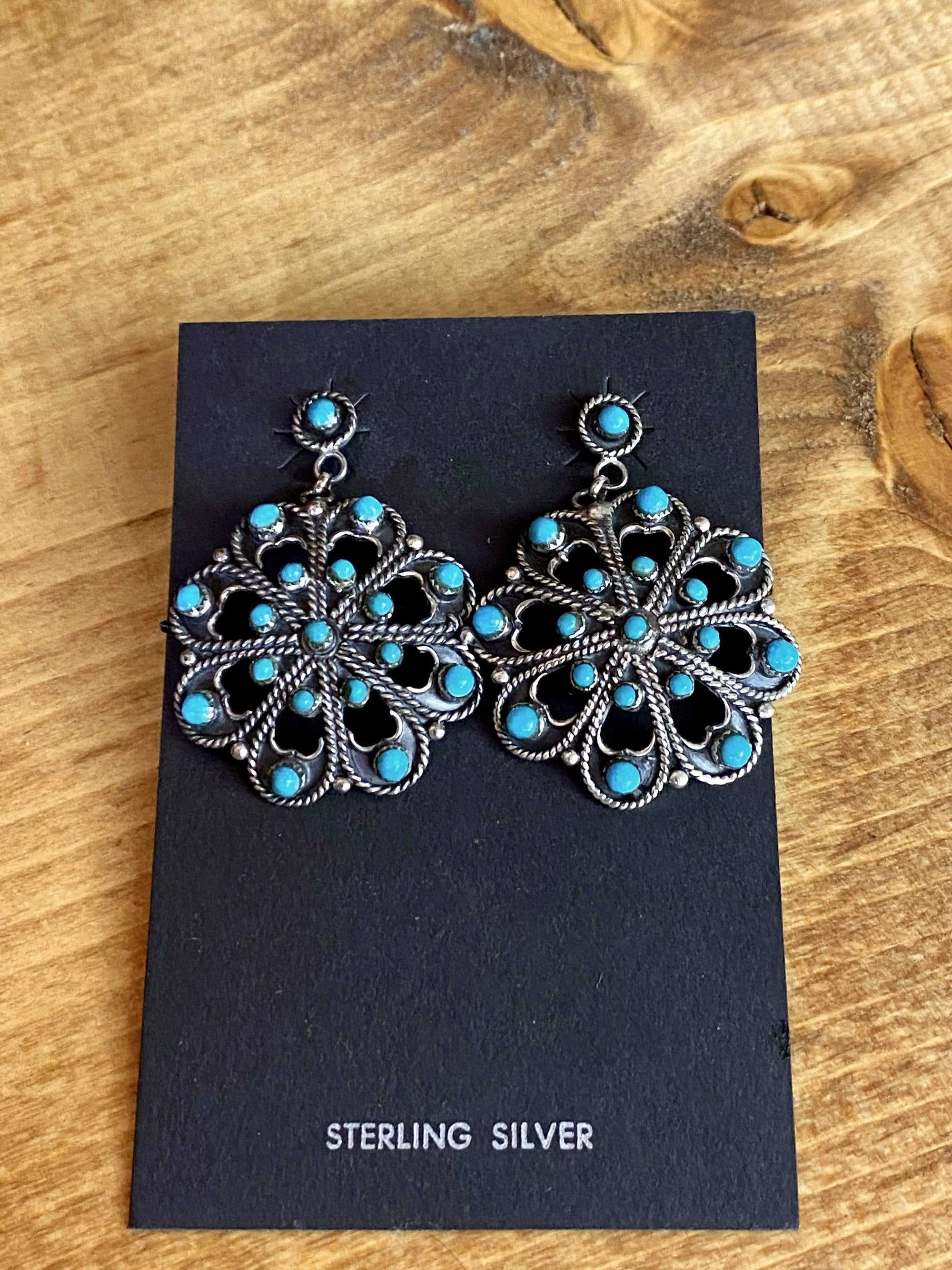 Accessorize In Style Sterling Earrings Samantha Turquoise Sterling Earrings