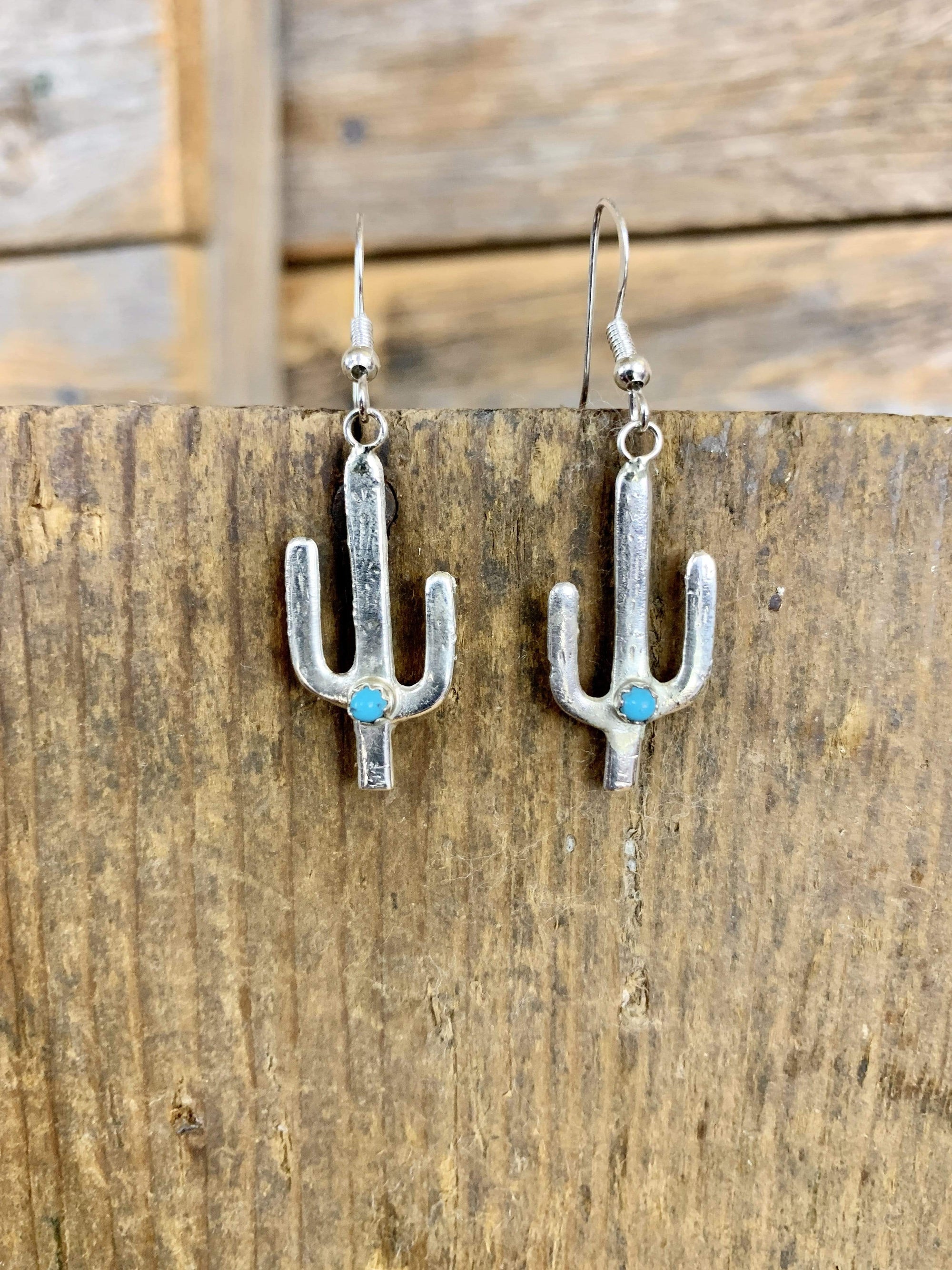 Accessorize In Style Sterling Earrings Socorro Cactus Sterling Earrings