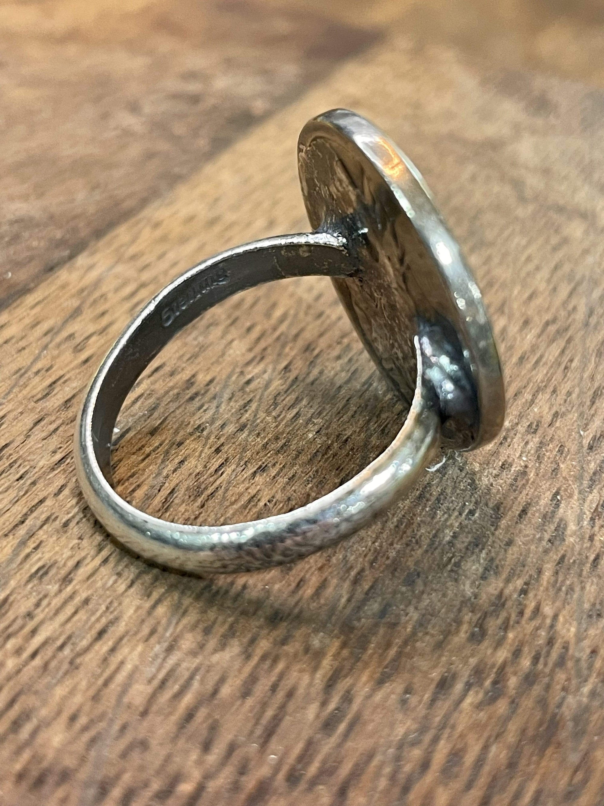 Accessorize In Style Sterling Hair Accessories Kalista Sterling Buffalo Nickel Ring