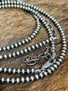 Accessorize In Style Sterling Necklaces Ashley 3mm Navajo Necklace - 16"