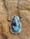 Accessorize In Style Sterling Necklaces B Charlie Turquoise White Buffalo Mix Pendant Necklace
