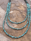 Accessorize In Style Sterling Necklaces Bermuda Turquoise Multi-stone 3 Strand Necklace