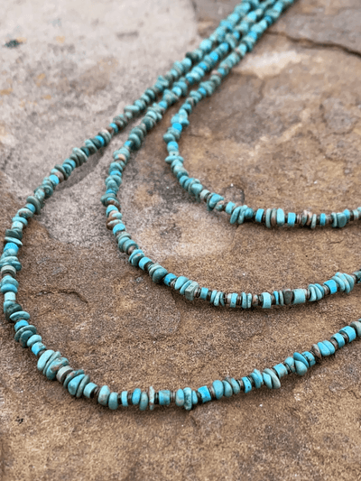 Accessorize In Style Sterling Necklaces Bermuda Turquoise Multi-stone 3 Strand Necklace