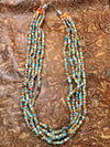 Accessorize In Style Sterling Necklaces Cabana 5 Strand Mixed Stone Necklace - 30"