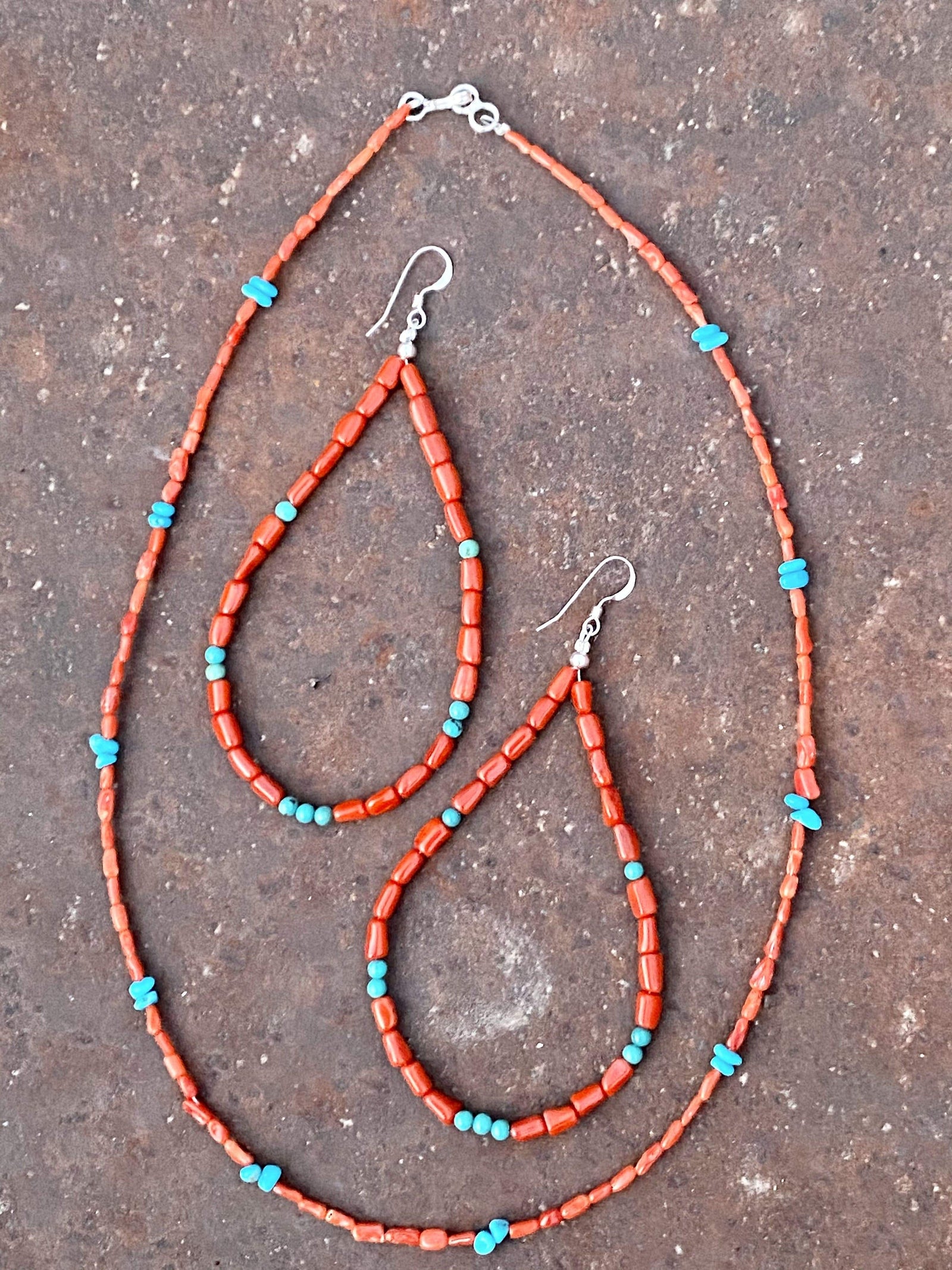 Accessorize In Style Sterling Necklaces Copy of Sophie Spiny & Turquoise - 18”