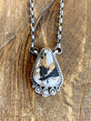 Accessorize In Style Sterling Necklaces White Buffalo Bronze Pendant Necklace