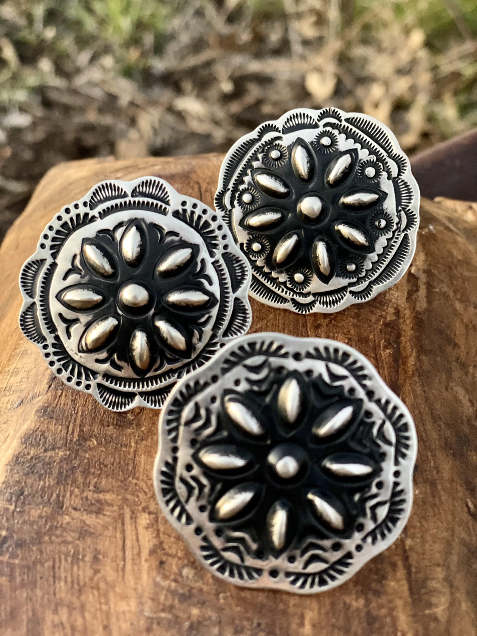 Accessorize In Style Sterling Rings Kayla Sterling Concho Burst Ring