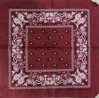 Accessorize In Style Winter Wear Maroon OS Bandana - Red and Maroon OS