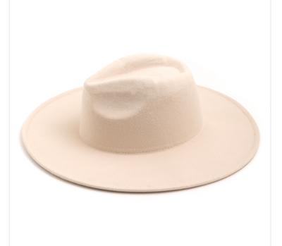 Priscilla Flat Brim Hat