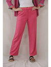 Sunset Embroidered Jacket & Pants - Pink