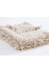 HiEnd Accents Accessories Mangolian Faux Fur Throw-White