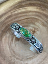 Everly Green Turquoise Sterling Cuff Bracelet