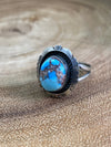 Lucy Sterling 3D Framed Golden Hills Turquoise Ring