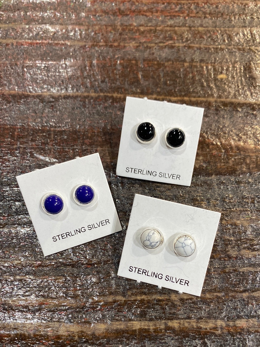6mm Petite Stud Sterling Earrings - Round