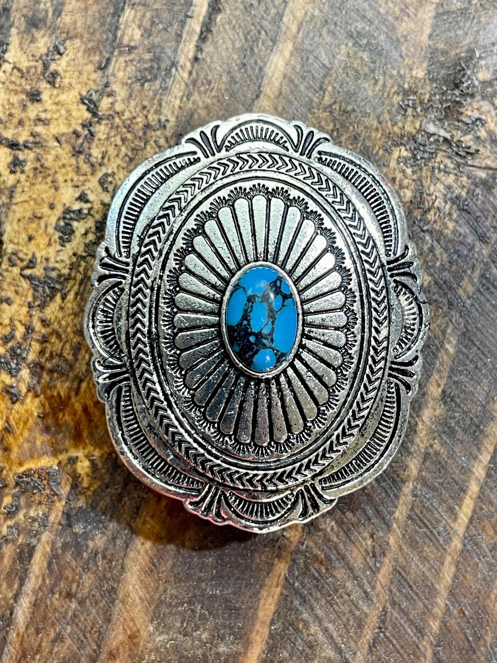 Hamilton Turquoise Concho Phone Grip