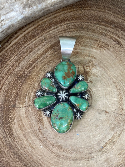 Athena Emerald Valley Turquoise Pendant