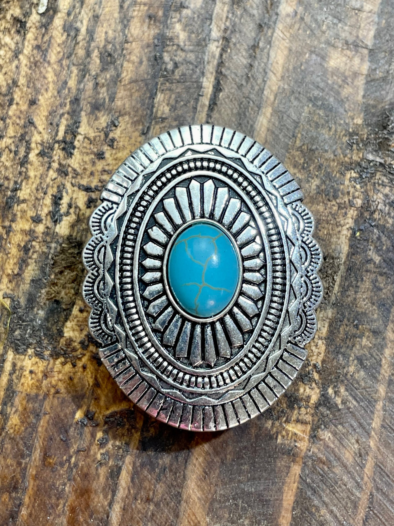 Hardin Turquoise Concho Phone Grip