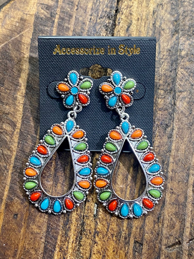 Sunlight Peak Teardrop Earrings