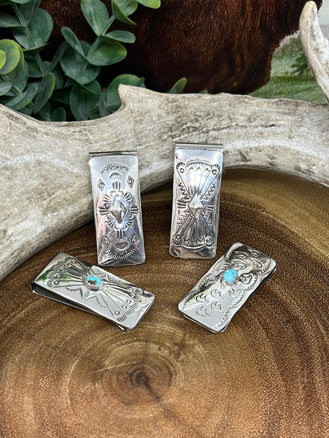 Cody Stamped Sterling Money Clip
