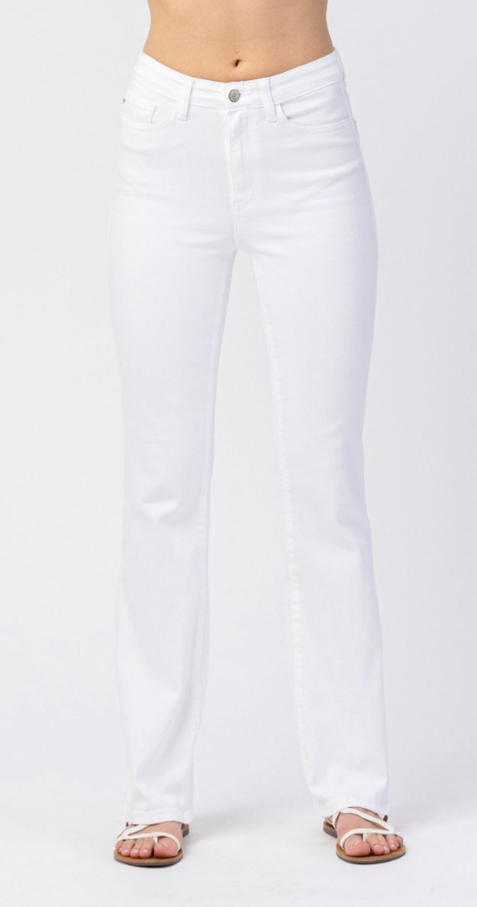 Judy Blue White Straight Leg