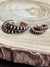 Stacked Bead Hoop Earrings - Copper