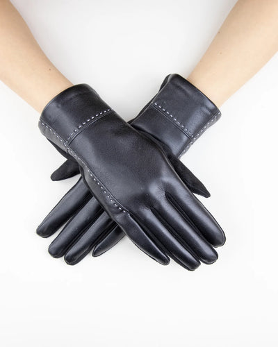 Vegan Leather Gloves