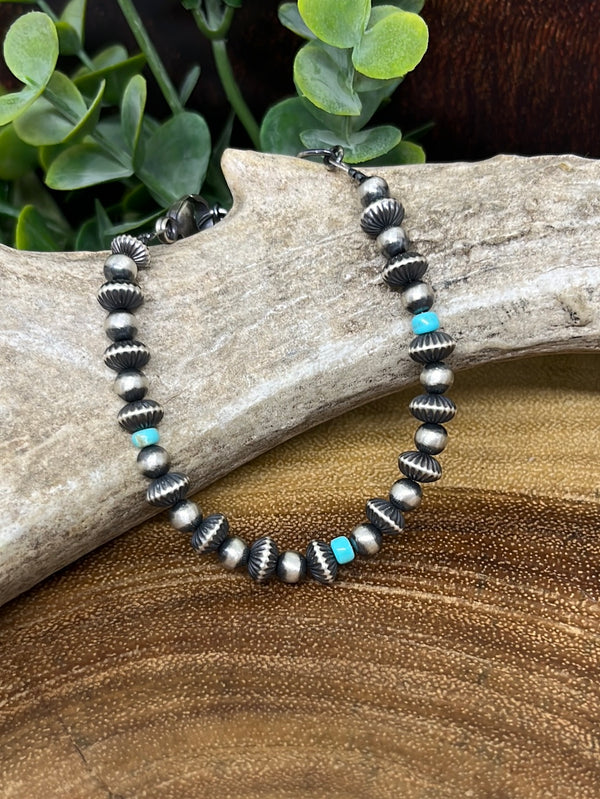 Sammie Varied Navajo Pearl and Turquoise Bracelet - Accessorize In