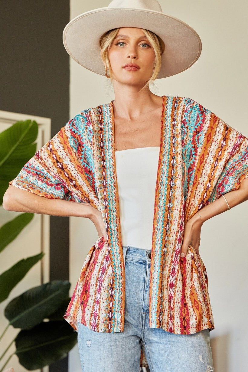 Kema Embroidered Kimono