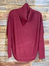 Color Me Happy Burgundy Cowl Sweater