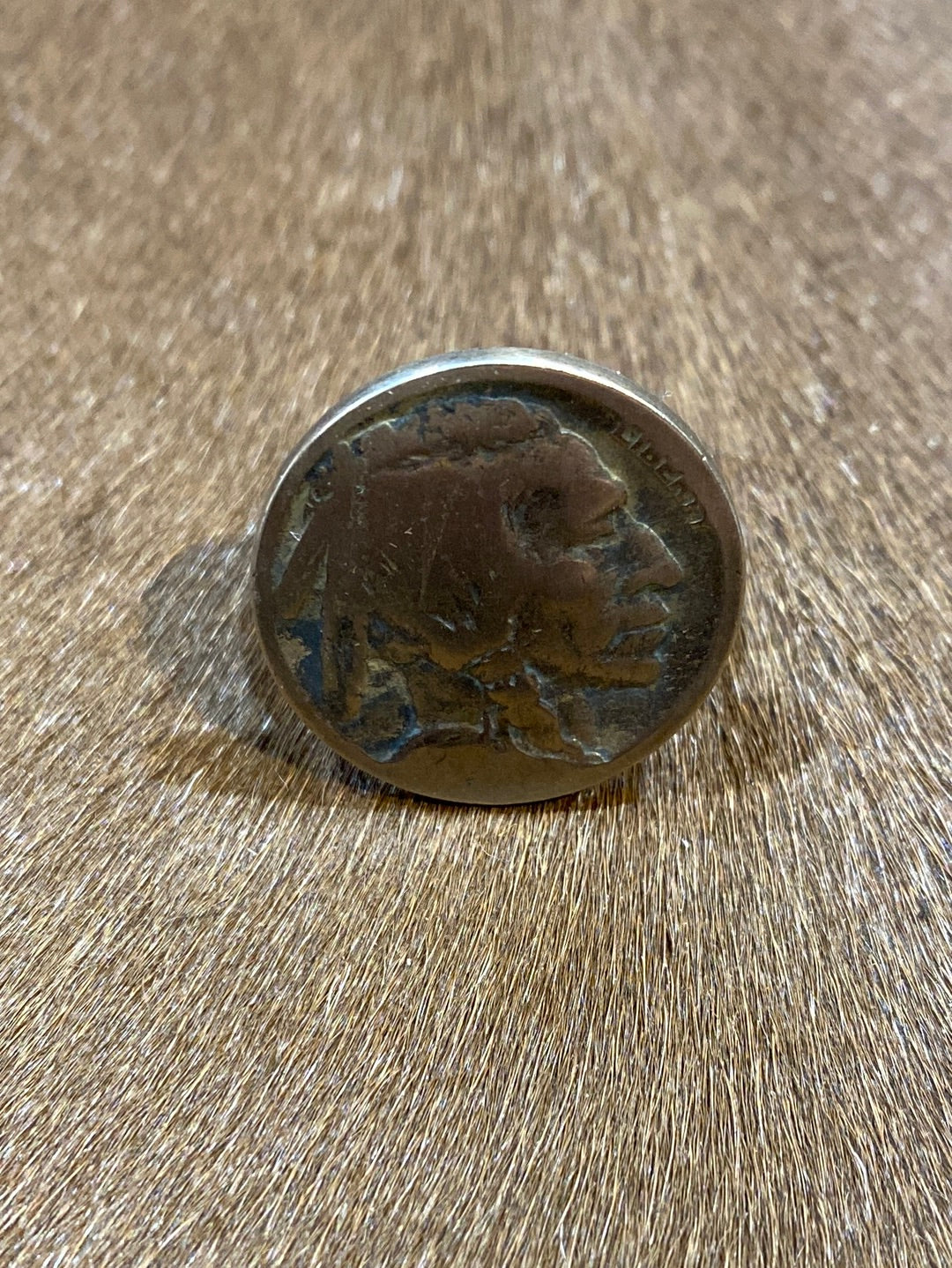 Jenny Sterling Buffalo Nickel Chief Ring
